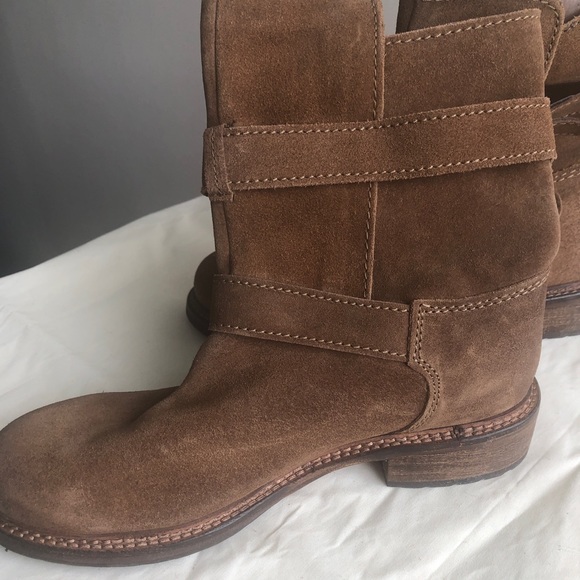 Zara suede biker boots. - Picture 5 of 9